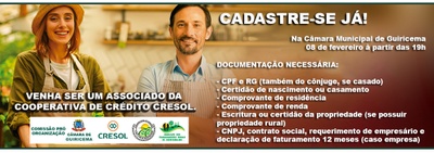 Inscrição CRESOL