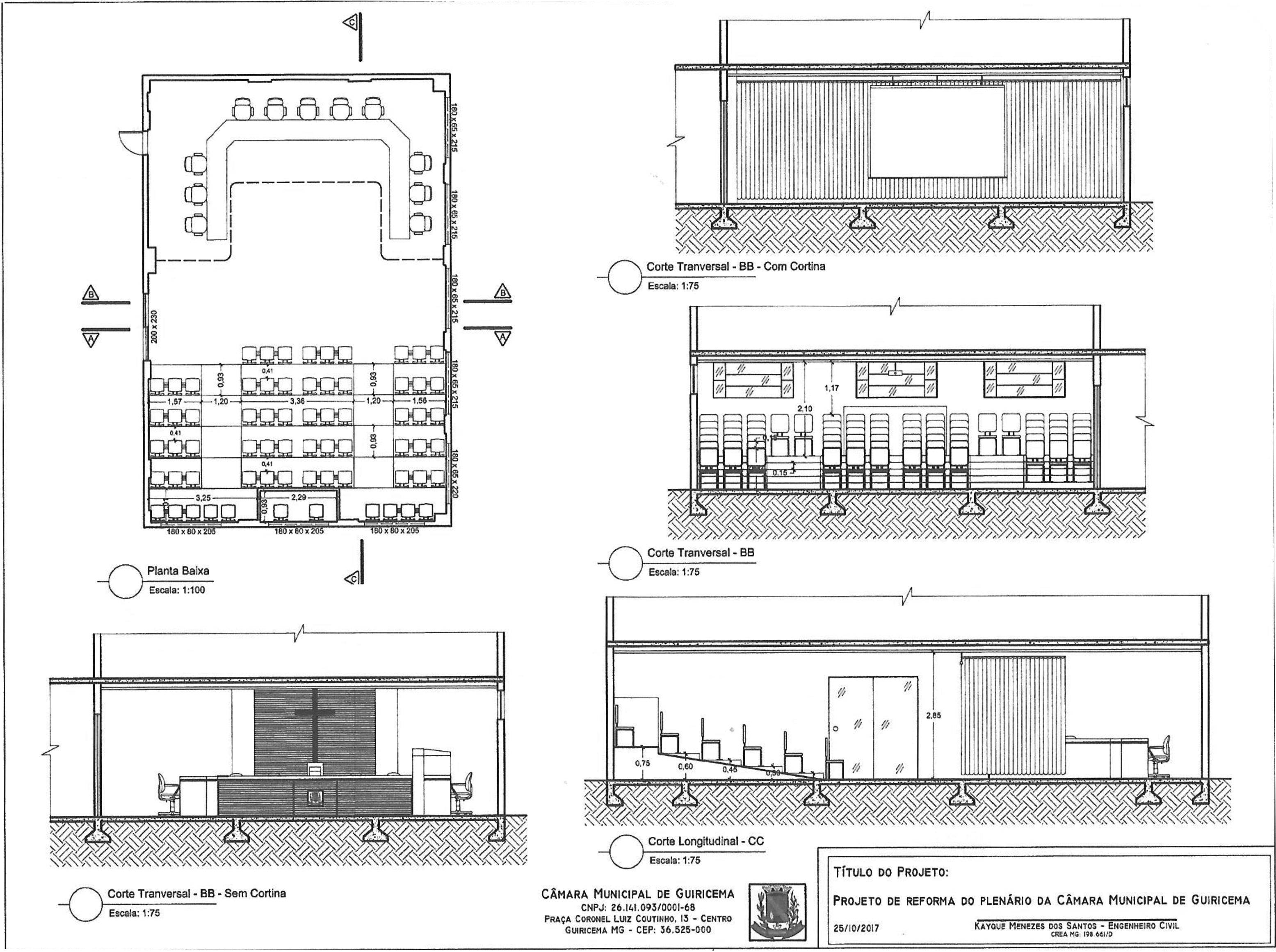 Câmara realizará novas obras no Plenário